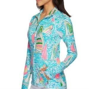 Lilly Pulitzer Serena Luxletic jacket in You Gotta Regatta